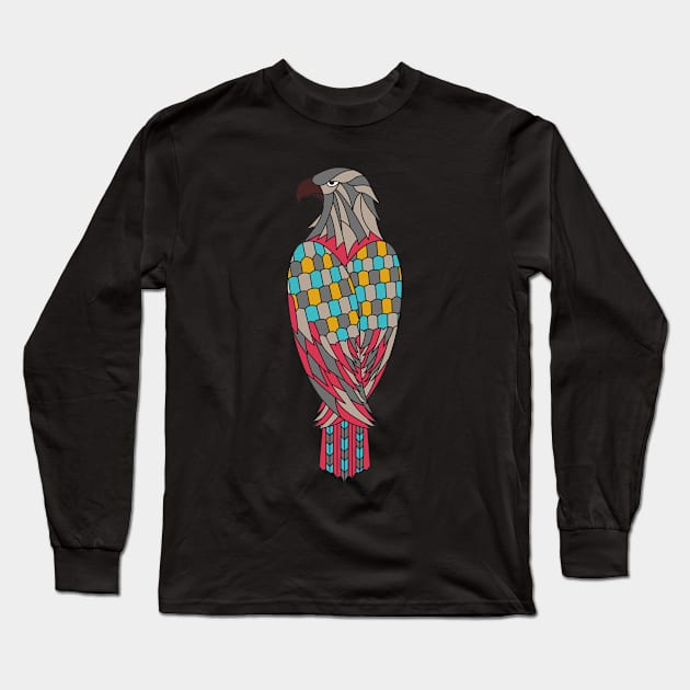 eagle funny gift Long Sleeve T-Shirt by Smartdoc